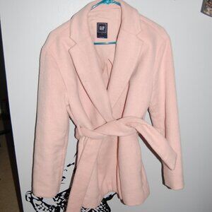 GAP PINK WRAP JACKET SIZE SMALL